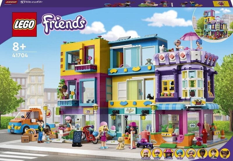 Конструктор LEGO® FRIENDS 41704 Здание на главной улице цена | 220.lv