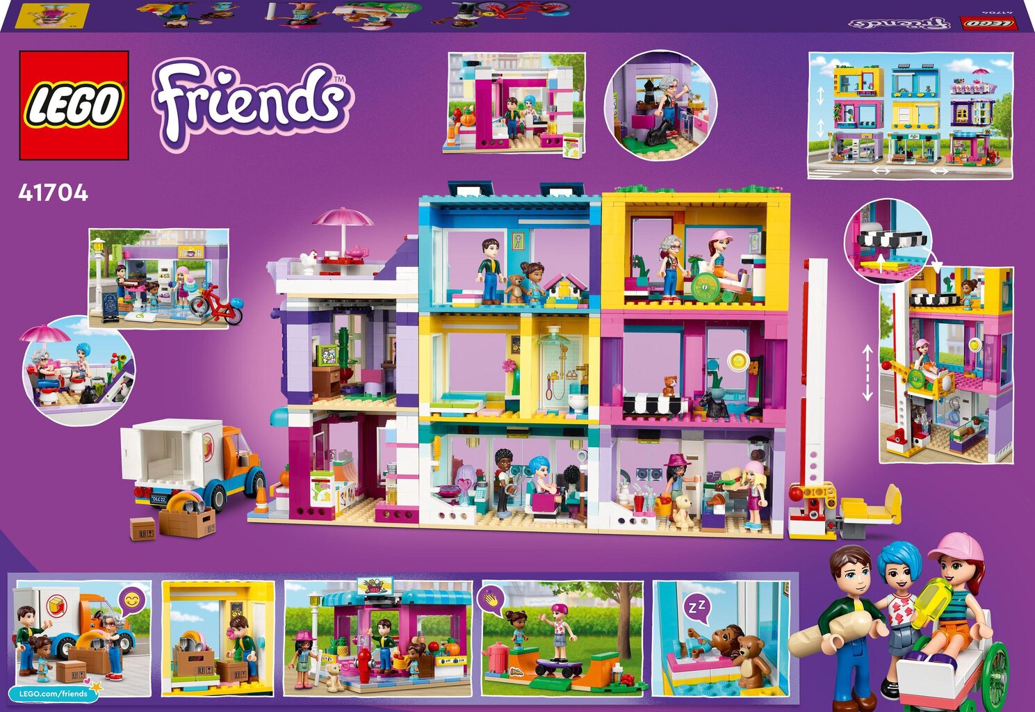 41704 LEGO® Friends Galvenās ielas ēka cena un informācija | Konstruktori | 220.lv