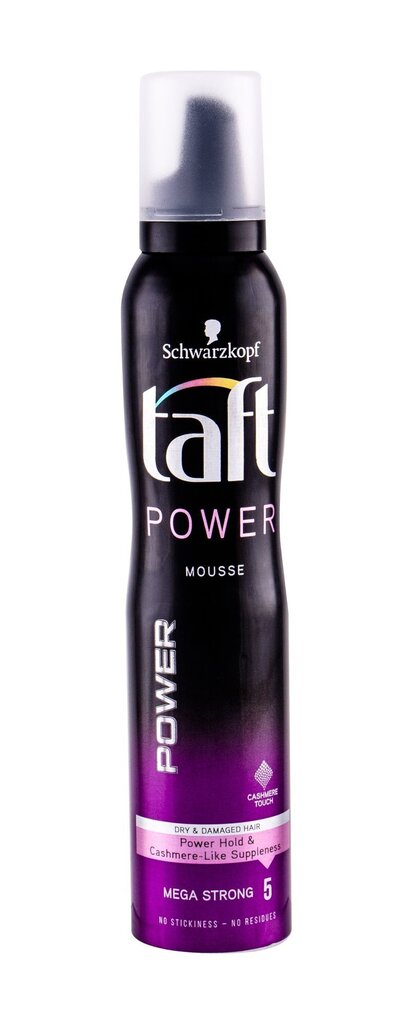 Ļoti stipras fiksācijas matu putas Schwarzkopf Taft Power Cashmere 200 ml цена и информация | Matu veidošanas līdzekļi | 220.lv