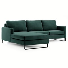 Stūra dīvāns Homede Corni M, zaļš cena un informācija | Stūra dīvāni | 220.lv