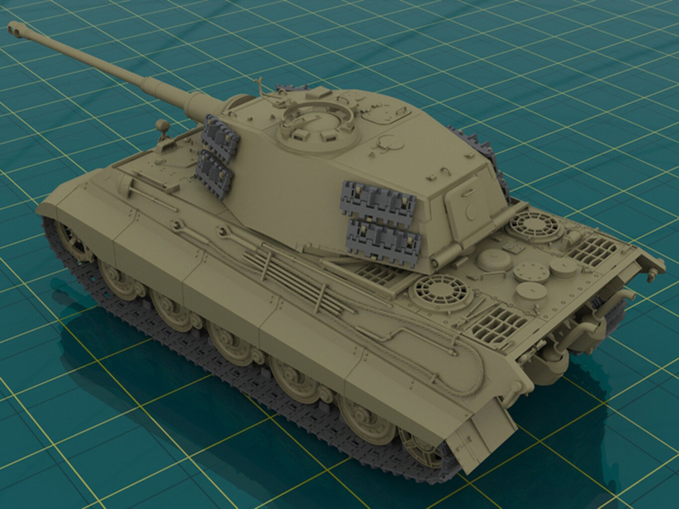 Modelis līmēšanai ICM 35363 German Heavy Tank Pz.Kpfw.VI Ausf.B King Tiger/Henschel Turret 1/35 cena un informācija | Līmējamie modeļi | 220.lv