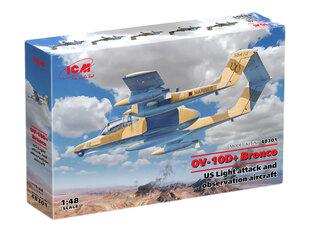 Līmes modelis ICM 48301 Light attack and observation aircraft OV-10D+ Bronco 1/48 cena un informācija | Līmējamie modeļi | 220.lv