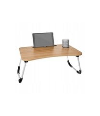 Компьютерный деревянный стол, коричневый цена и информация | Компьютерные, письменные столы | 220.lv