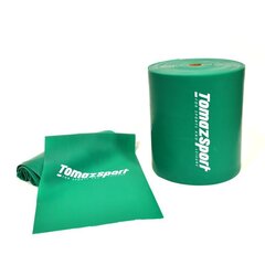 Elastīgā lente Tomaz Sport 15x0,25 cm, zaļa cena un informācija | Fitnesa gumijas, gredzeni | 220.lv