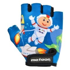 Детские велосипедные перчатки Meteor Junior Space цена и информация | Велоперчатки | 220.lv