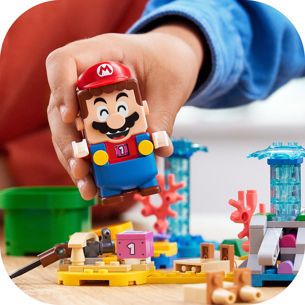 71398 LEGO® Super Mario Dorrie pludmales piederumu komplekts cena un informācija | Konstruktori | 220.lv