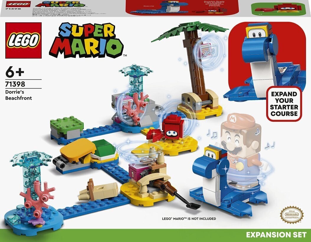 Конструктор LEGO® 71398 Super Mario Дополнительный набор «Берег Дорри» цена  | 220.lv