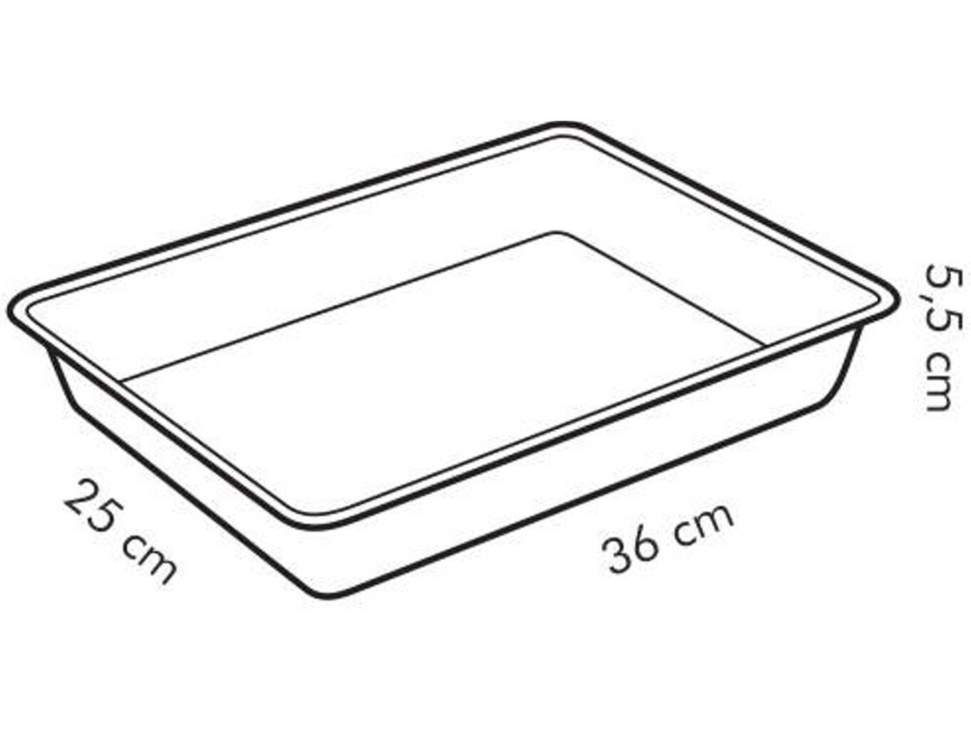 Tescoma Delicia cepšanas forma ar vāku, 36x25 cm cena un informācija | Cepamais papīrs, trauki, formas | 220.lv