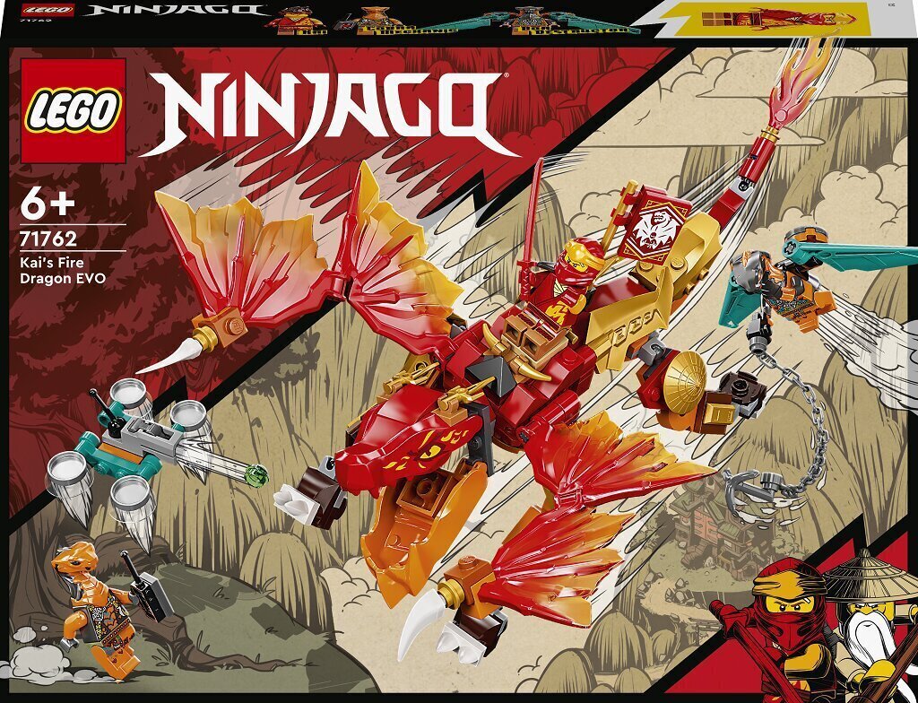 71762 LEGO® NINJAGO Kai uguns pūķis cena un informācija | Konstruktori | 220.lv