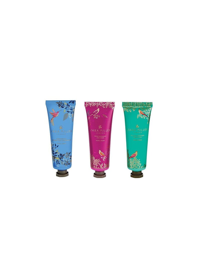 Mitrinošu roku krēmu komplekts Trilogy pink, blue & green, 3 x 30 ml cena un informācija | Ķermeņa krēmi, losjoni | 220.lv