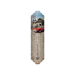 Termometrs / Route 66 Sarkans auto cena un informācija | Mitruma, temperatūras, pH, ORP mērītāji | 220.lv