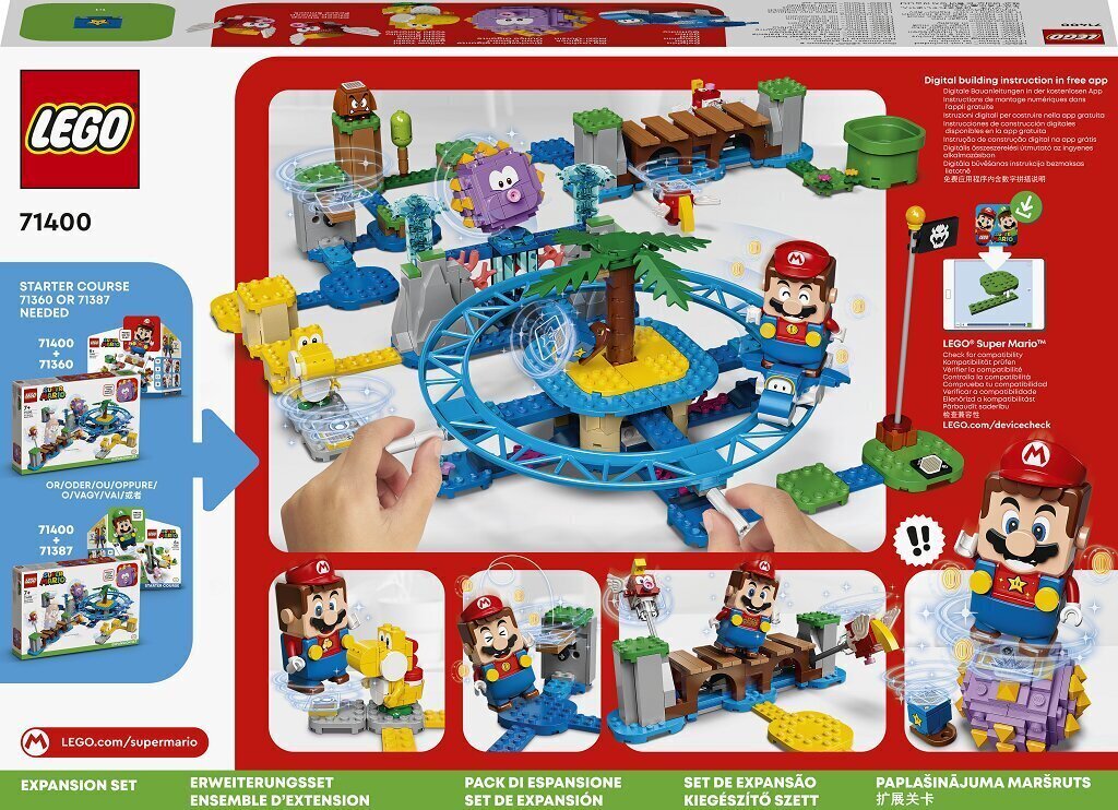71400 LEGO® Super Mario Big Urchin pludmales karuseļa piederumu komplekts cena un informācija | Konstruktori | 220.lv