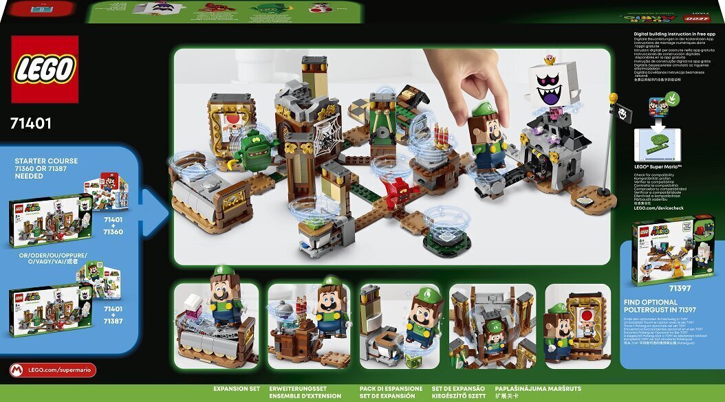 71401 LEGO® Super Mario Luigi's Mansion papildu noslēpumu komplekts cena un informācija | Konstruktori | 220.lv