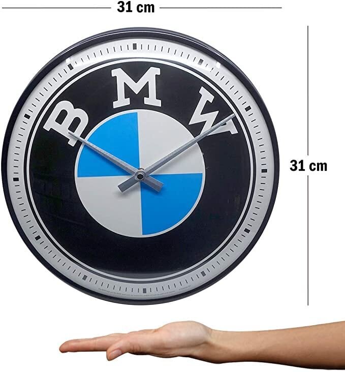 Sienas pulkstenis BMW logotips cena un informācija | Pulksteņi | 220.lv