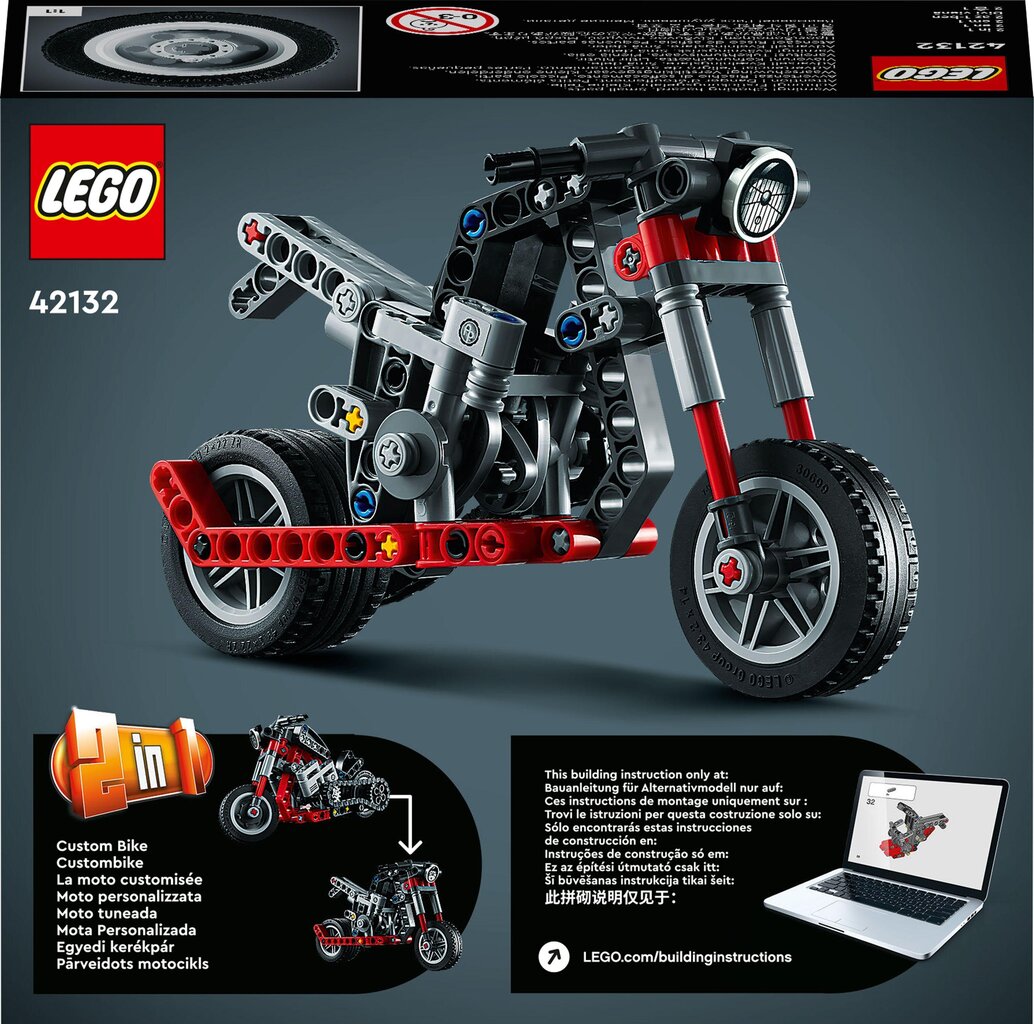 42132 LEGO® Technic Мотоцикл цена | 220.lv