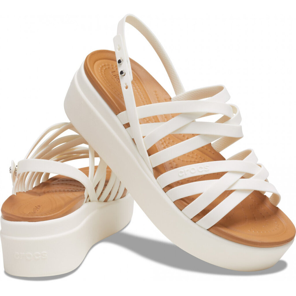 Sandales sievietēm, Crocs™ Brooklyn Strappy Low Wedge Women's 134998 cena un informācija | Sieviešu sandales | 220.lv