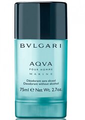 Bvlgari Aqva Pour Homme Marine дезодорант для мужчин 75 мл цена и информация | Дезодоранты | 220.lv