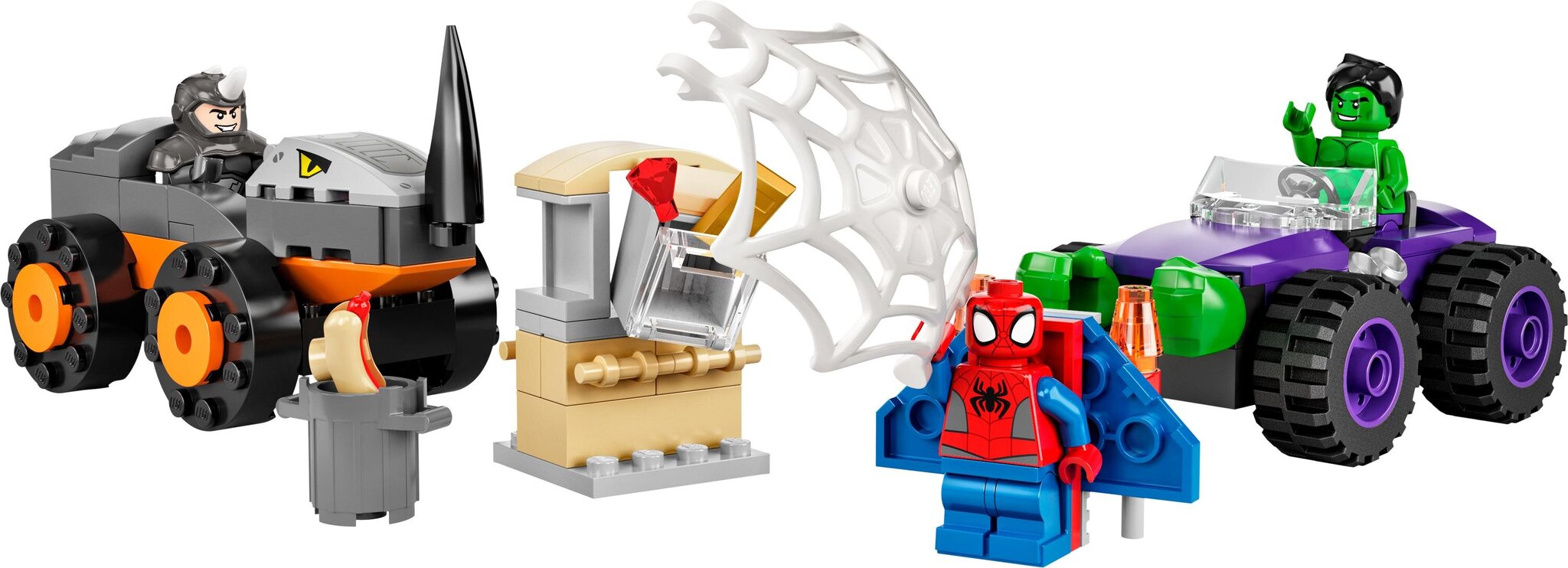 10782 LEGO® Super Heroes Marvel Halko sadursme ar degunradžu kravas automašīnu cena un informācija | Konstruktori | 220.lv