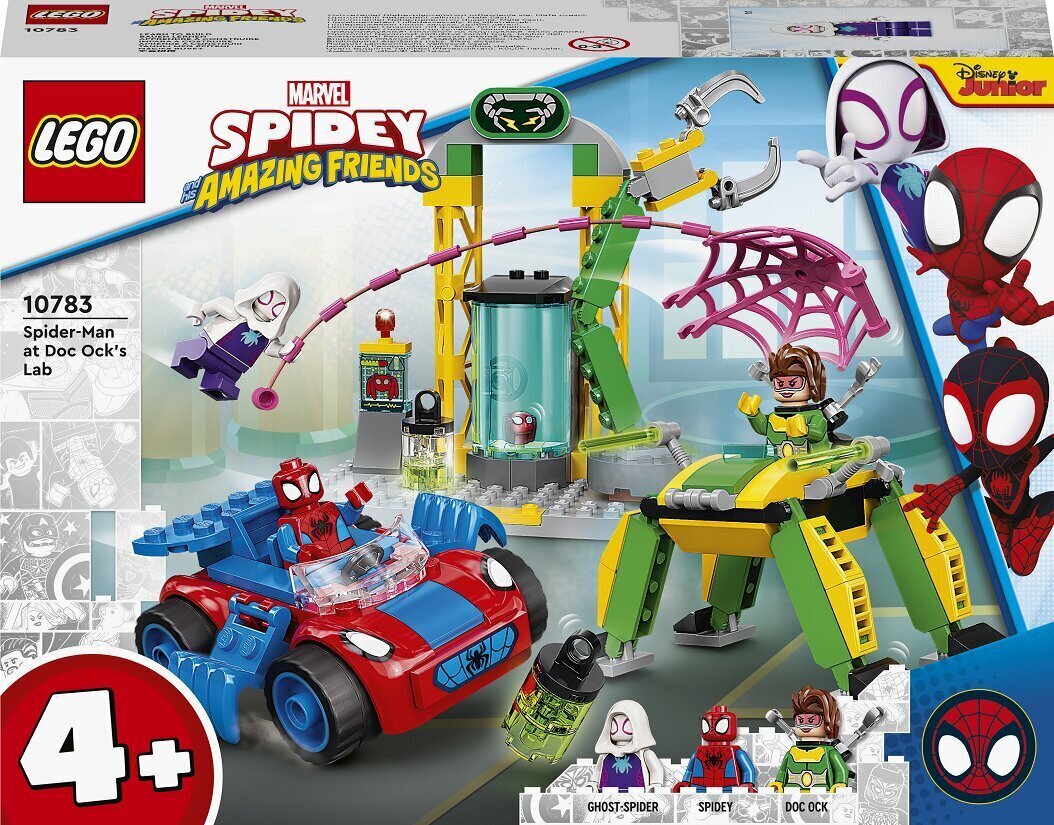 10783 LEGO® Super Heroes Zirnekļcilvēks Daktera Astoņkāja laboratorijā cena un informācija | Konstruktori | 220.lv