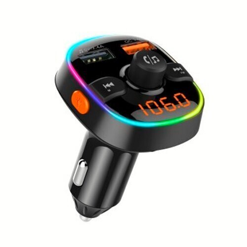 FM modulators automašīnai BC52LQ (RGB LED, QC 3.0, micro SD, brīvroku ierīce) цена и информация | FM Modulatori | 220.lv