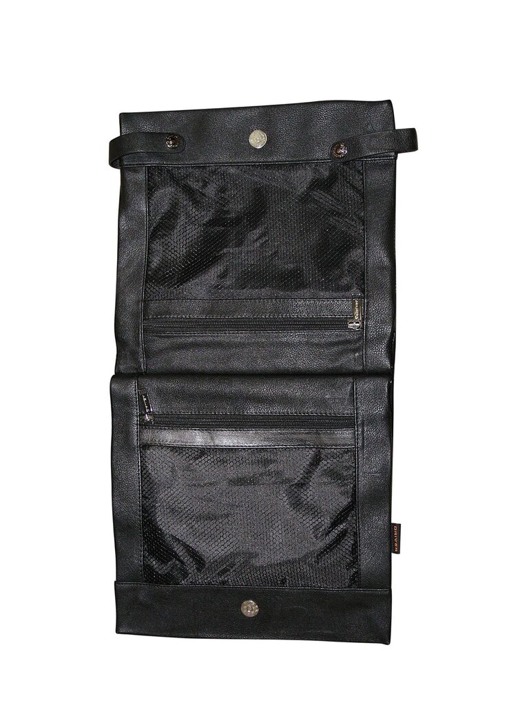 Vīriešu melna mākslīgās ādas soma. цена и информация | Vīriešu somas | 220.lv