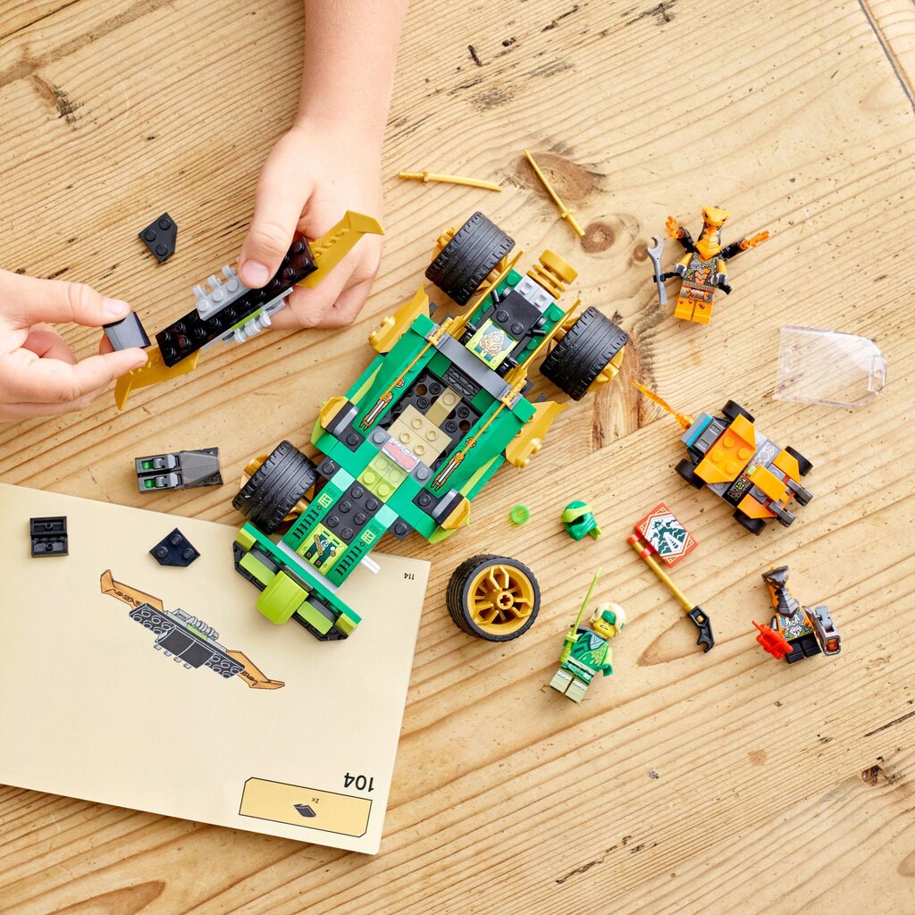 71763 LEGO® NINJAGO Lloyd sacīkšu mašīna cena un informācija | Konstruktori | 220.lv