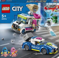 60314 LEGO® City Police Погоня полиции за грузовиком с мороженым цена и информация | Kонструкторы | 220.lv