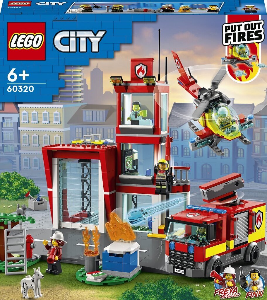 60320 LEGO® City Ugunsdzēsēju depo цена и информация | Konstruktori | 220.lv