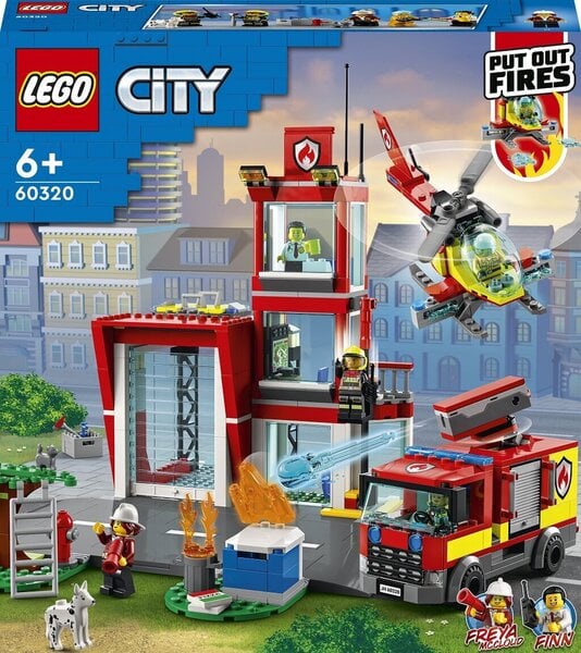 60320 LEGO® City Ugunsdzēsēju depo cena | 220.lv