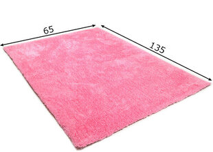 Tom Tailor bārkšu paklājs Soft Uni, rozā – dažādi izmēri, 50 x 80 cm cena un informācija | Paklāji | 220.lv