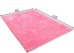 Tom Tailor bārkšu paklājs Soft Uni, rozā – dažādi izmēri, 50 x 80 cm