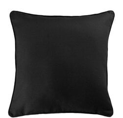 Декоративная подушка Panama, черный, 40 x 40 см цена и информация | Декоративные подушки и наволочки | 220.lv