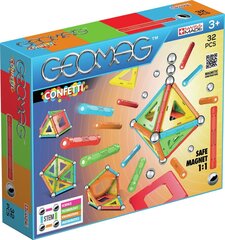 Geomag Confetti, 32 детали цена и информация | Конструкторы и кубики | 220.lv