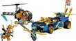 71776 LEGO® NINJAGO Jay un Nya sacīkšu mašīna cena un informācija | Konstruktori | 220.lv