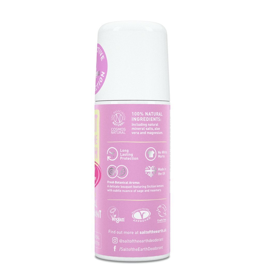 Salt of the Earth COSMOS Natural roll-on dezodorants Peony Blossom 75 ml цена и информация | Dezodoranti | 220.lv