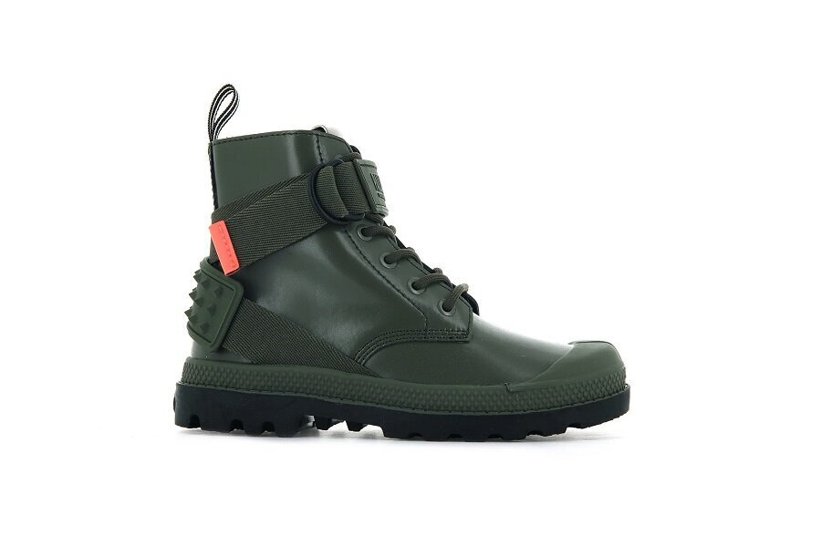 Zābaki bērniem Palladium Pampa Rock Ranger, zaļi цена и информация | Bērnu zābaki | 220.lv