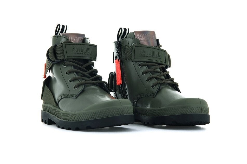 Zābaki bērniem Palladium Pampa Rock Ranger, zaļi цена и информация | Bērnu zābaki | 220.lv