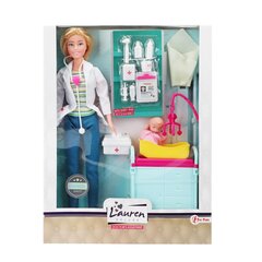 Кукла Lauren доктор с аксессуарами цена и информация | Игрушки для девочек | 220.lv
