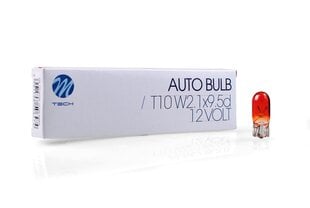 Auto spuldze M-Tech T10 WY5W W2.1x9.5D 12V цена и информация | Автомобильные лампочки | 220.lv