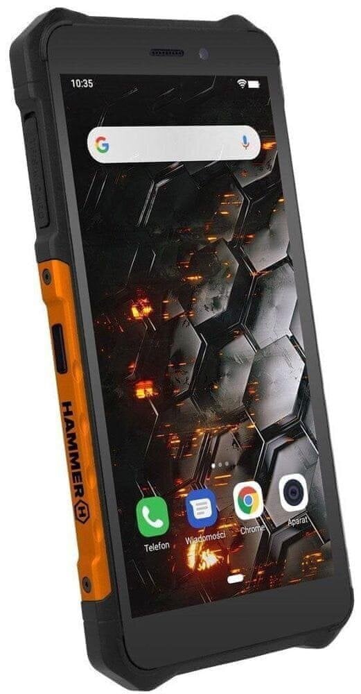 MyPhone Hammer Iron 3 Extreme Pack, 16 GB, Dual SIM, Orange цена и информация | Mobilie telefoni | 220.lv