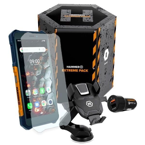 MyPhone Hammer Iron 3 Extreme Pack, 16 GB, Dual SIM, Orange цена и информация | Mobilie telefoni | 220.lv