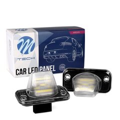 Комплект светодиодного освещения номера M-Tech, VW, 2 шт. цена и информация | Автомобильные лампочки | 220.lv