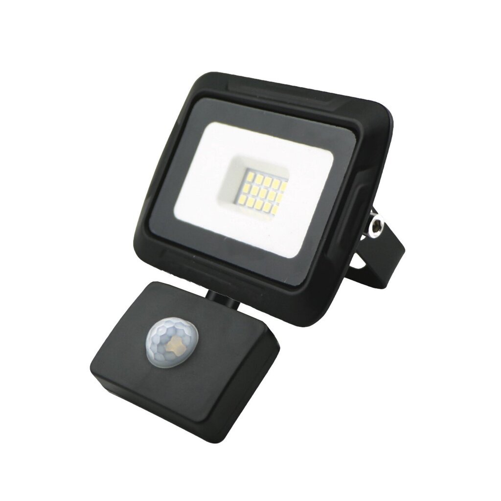 EUROLIGHT LED prožektors 10W ar kustības sensoru, 800lm cena un informācija | Āra apgaismojums | 220.lv