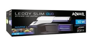 Светодиодная аквариумная лампа Aquael Slim Duo Sunny & Plant, 10 Вт цена и информация | Аквариумы и оборудование | 220.lv