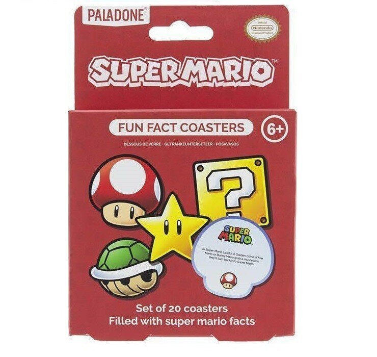 Paladone Super Mario Fun Fact cena un informācija | Datorspēļu suvenīri | 220.lv
