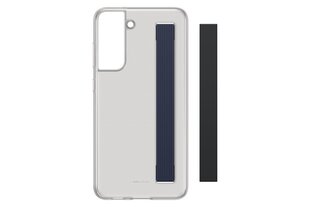 Samsung Прозрачный чехол с ремешком Galaxy S21 FE темно-серый EF-XG990CBEGWW цена и информация | Чехлы для телефонов | 220.lv