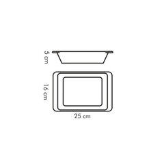 Tescoma Gusto форма для выпечки, 25x16 см цена и информация | Формы, посуда для выпечки | 220.lv