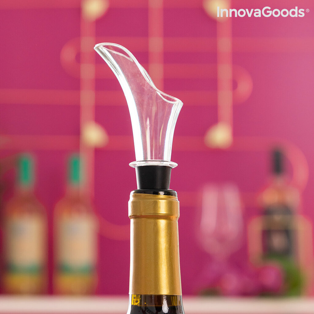Uzlādējams elektriskais korķviļķis ar vīna piederumiem Corklux InnovaGoods cena un informācija | Virtuves piederumi | 220.lv