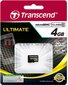 Transcend TS4GUSDC10 cena un informācija | Atmiņas kartes mobilajiem telefoniem | 220.lv