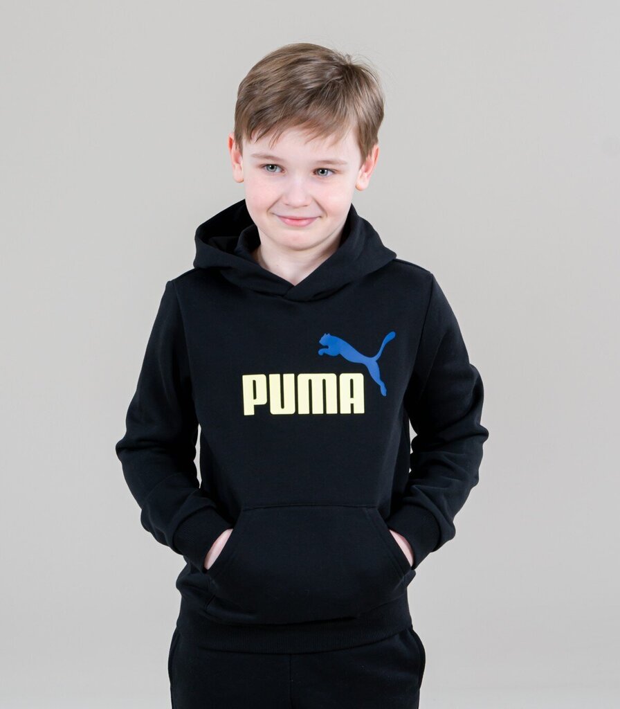 Puma sporta krekls bērniem 586987*01, melns cena un informācija | Zēnu jakas, džemperi, žaketes, vestes | 220.lv